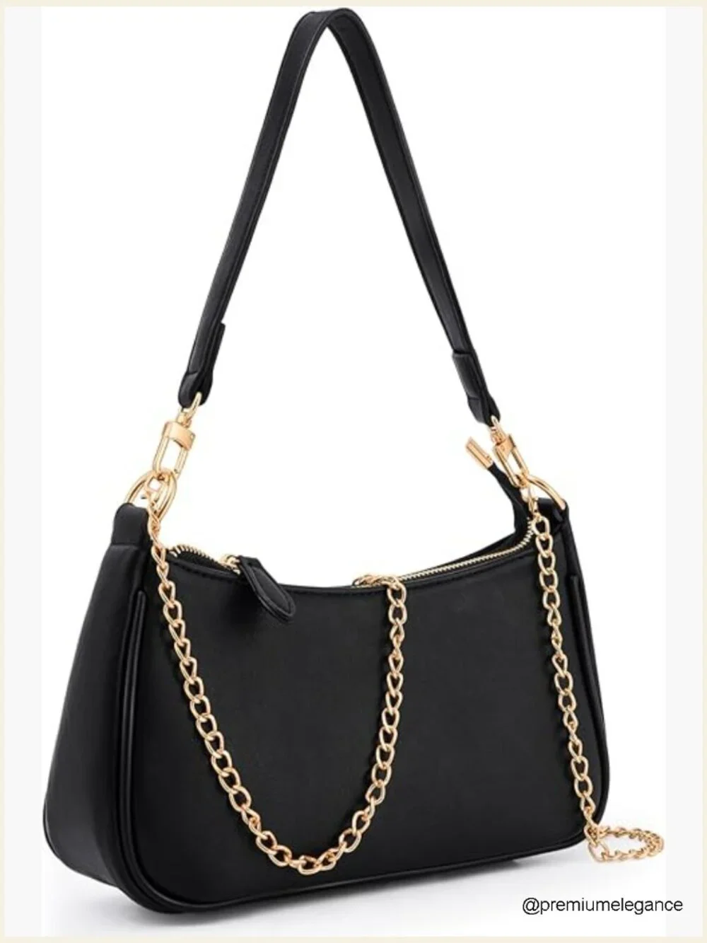 Small Leather Hobo Purse with Removable Straps, Crossbody & Shoulder Bag